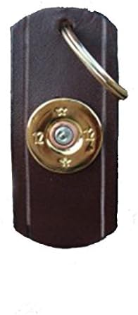 SouthLife Leather Key Chain with Remington Shot Gun Shell