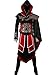 XYZcos Men's AC Brotherhood Cosplay Ezio Black Outfit Hoodie Costume Size S