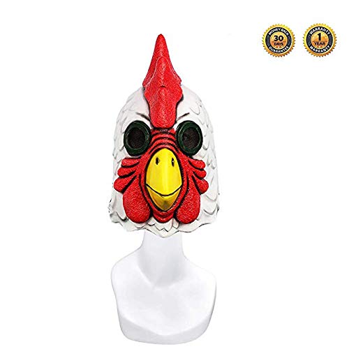 Rooster Mask Cock Full Head Latex 2018 Halloween Cosplay