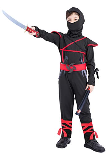 Halloween Costumes for Boys Toddler Ninja Ninjago 3T 4T 4-6 6-8 8-10 10-12 Black - Thumbnail 5