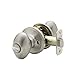 Copper Creek EK2030SS Egg Door Knob, Privacy Function, 1 Pack, in Satin Stainless