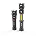 2 Pack Nebo Slyde King 6434 Rechargeable LED Flashlight Work Light Adjustable Zoom with 2x 6274 Holsters and Nebo USB Plug Adapters