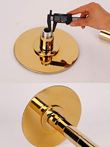 45mm Removable Dancing Pole Kit Portable Fitness Dance Sport Exercise Club Party Pub Home Dance (Gold)