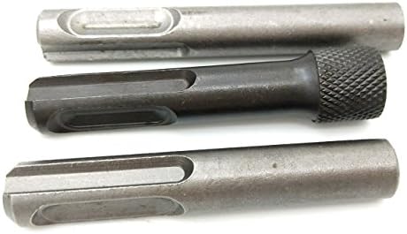 LONKER (3Pcs) SDS Hexagon Socket Impact Drill Batch Head Adapter Tool Adapter Pole Sleeve