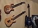 Angled Guitar Wall Hanger Display for Electric and Thin Body Guitars - Bare No Finish