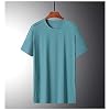 LALAGOU Compressieshirt voor heren, korte mouwen, ademend, van ijszijde, T-shirt met korte mouwen en ronde hals…
