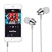 Earbuds Earphones with Selfie, Welmor In-Ear Stereo Bass Headphones Noise Isolating Headsets with Built-in Remote Shutter /Microphone/ Volume Control +Carrying Case+Extra Earbuds(S/M/L) (Sliver)