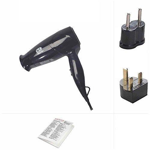 Going In Style Dual Voltage Travel Hair Dryer - 1875 Watt with Europe Adapter Set