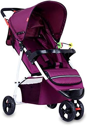 PRIT2016 Foldable 2 Color Stroller Lightweight Travel Buggy Foldable Baby Stroller Pram Baby Pushchair Carriage Carrycot Folding Pushchair Travel System (Purple)