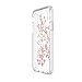 Speck Products Presidio Clear + Print Case for iPhone XS/iPhone X, Goldenblossoms Pink/Clear
