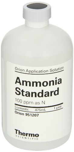 Thermo Scientific Orion ISE Calibration Standards Ammonia Solution, 100Polypropylenem As N, 475 mL
