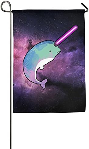 Garden Flag Narwhal Bright Sea Animal Yard Flags Cool