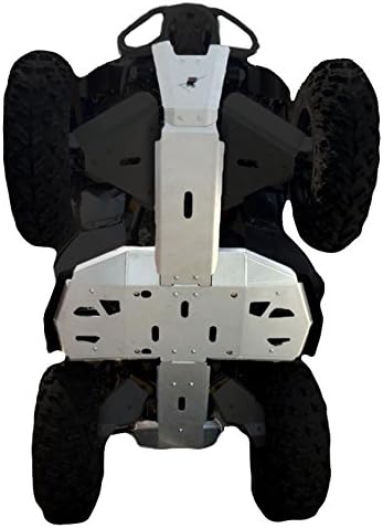 8-PIECE COMPLETE ALUMINUM SKID PLATE SET, CAN-AM RENEGADE 2012-2016