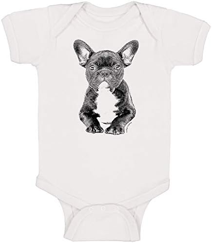 Indigo LegendUnisex Baby French Bulldog Bodysuit for Baby, Clothes