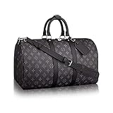 Keepall Bandouliere Style Monogram 55 cm Canvas Crossbody Handle Bag