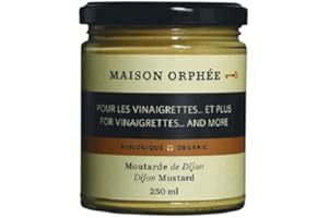 Maison Orphee Organic Dijon Mustard, 250ml