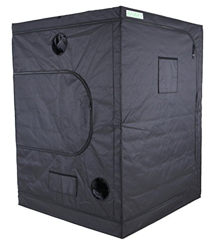 Zazzy 60"x60"x78" Plant Growing Tents 600D Mylar Hydroponic Indoor Grow Tent