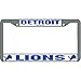 Detroit Lions NFL Chrome License Plate Frame