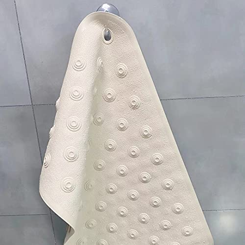 Bathsafe Original 100 Natural Rubber Shower Mat with Hange Holes for