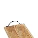 Rustic Wooden Tray with Handles – Decorative Wooden Serving Tray for Serving Drinks, Food – Stylish Serving Trays for Party and Everyday Use by Artisanal Creations