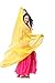 ZLTdream Women's Belly Dance Chiffon Scarf Yellow