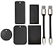 Magnetic Kit for Portable Power Banks Batteries, Power Bank Magnetic Mount to Your Phone, for Micro USB and Other Cables. (Keep Your Portable Power Bank Connected to Your Phone)