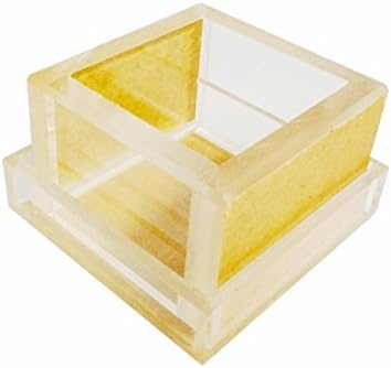 Acrylic Square Brick Soap Mold Mould with Bottom Tray