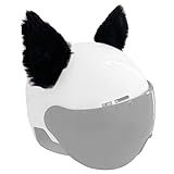 Cat Ears for Helmet Plush Ears Adhesive Helmet