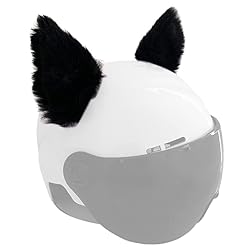 Cat Ears for Helmet Plush Ears Adhesive Helmet