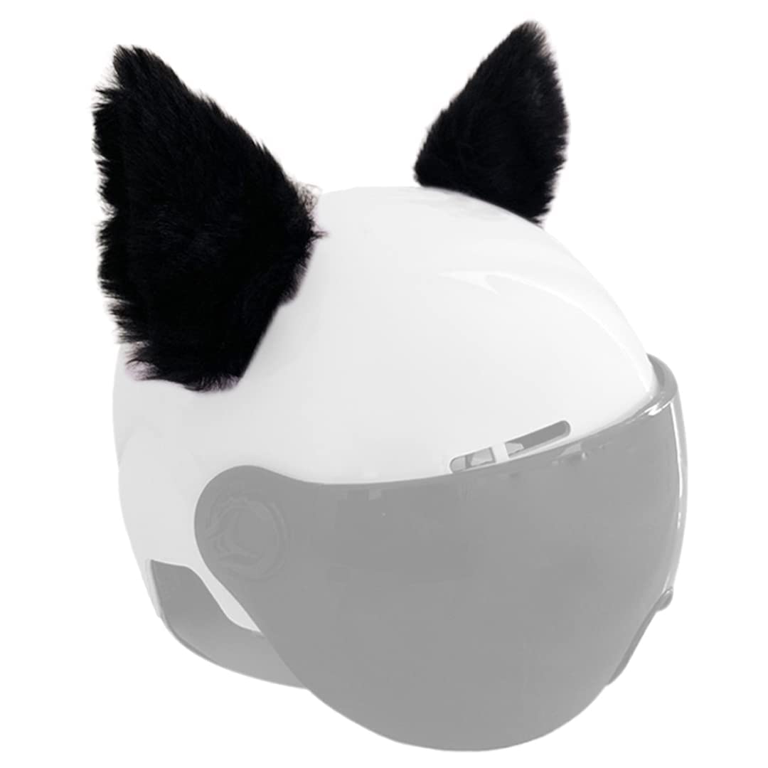 Cat Ears for Helmet Plush Ears Adhesive Helmet