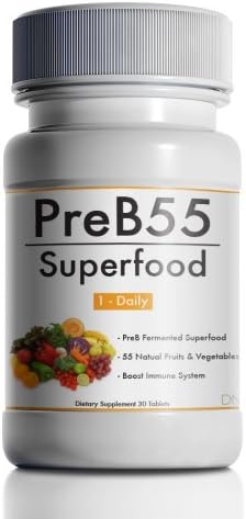Prebiotics PreB-55 Superfood 1,500mg 60 Capsules | Daily Nutrition