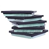 HEYZLASS 5Pack 17211-zl8-023 Air Filter, for Honda gc160 gcv160 gc190 gcv190 Engine Element and More, Lawn Mower Air Cleaner