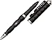 Campco Uzi UZI-TACPEN7-BK Aircraft Aluminum Defender Tactical Pen with Glassbreaker and Striking Point, Black