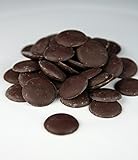 Dark Black Cocoa/Cacao Butter Chocolate Wafers Unrefined Organic Food Grade by H&B OILS CENTER Raw Fresh Pure Natural 4 oz