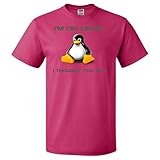 Inktastic I'm On Linux T-Shirt