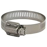 YDS All 300 Grade Stainless Steel High Torque Hose Clamp, Worm-Drive, SAE Size 28, 1-1/4
