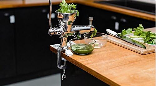 Stainless Steel Wheat Grass Wheatgrass Hand Juicer Manual Health Juice Extractor
