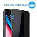 Bestfy iPhone 7 Plus/ 8 Plus Privacy Screen Protector, [Anti-Spy] [Anti-Scratch] [Easy Installation] Tempered Glass Screen Protector for iPhone 7 Plus/ 8 Plus (2 Pack, Black)