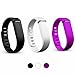 Dunfire Replacement Bands with Metal Clasps for Fitbit Flex - Large Size