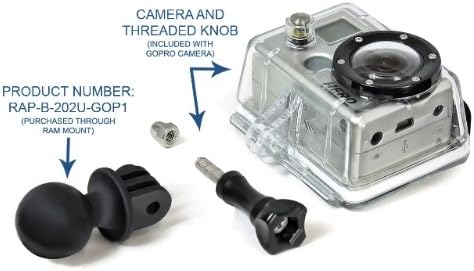 RAM Mount GoPro Adapter w/1" Ball