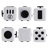 Fidget Cube Relieves Stress And Anxiety for Children and Adults Anxiety Attention Toy (New Black&White)