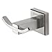 HOMEIDEAS Bathroom Double Robe Hook Lavatory Bath Towel Hook Coat Hook, Wall Mount, Brushed Nickel Finish