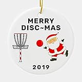 rfy9u7 3 Inch Christmas Ornament, Personalized Disc Golf Ornament Hanging Christmas Tree Decorations