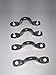 Stainless Bimini top Pad eye strap footman's loop 9.5mm Qty 4