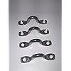 Stainless-Bimini-top-Pad-eye-strap-footmans-loop-95mm-Qty-4