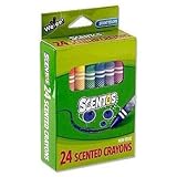 Scentos Crayons -- 24 Scented Crayons