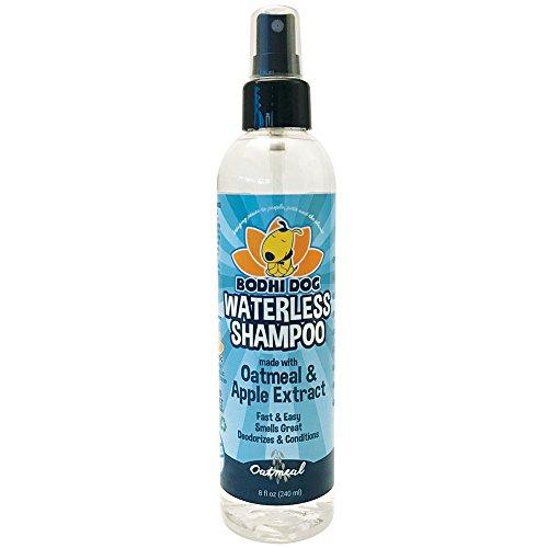 Oatmeal & Apple Waterless Dog Shampoo | Deodorize and Condition Dry Dog Hair & Coat 8oz (240ml)