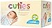 Cuties | Skin Smart, Absorbent & Hypoallergenic Diapers with Flexible & Secure Tabs | Size Newborn | 108 Count