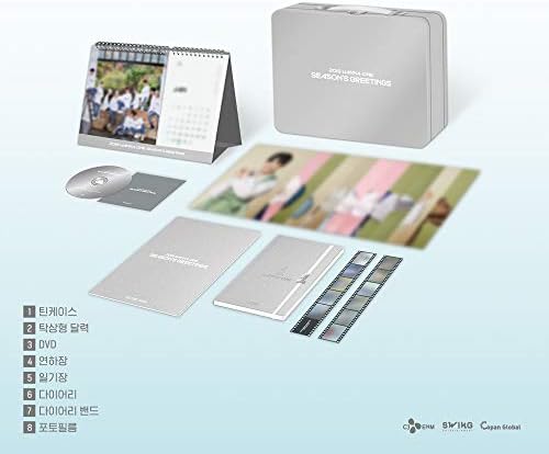 WANNA ONE - 2019 WANNA-ONE SEASON’S GREETINGS Calendar+DVD+Diary+Pre-Order Benefit+Extra Photocards Set