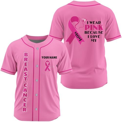 Amazon.com: SHAANT Tackle Cancer Football Shirt, Breast Cancer